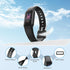 2 Pack Waterproof Bands Compatible with Fitbit Luxe Bands for Women Men, Classic Soft Sports Replacement Wristbands (Small 5.5" - 7.3", black/blac...