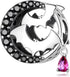 Bat Bead Charms for Bracelets 925 Sterling Silver Animal Charm Paved with Cubic Zirconia Black Bat Charm for Women Halloween Charms Jewelry...