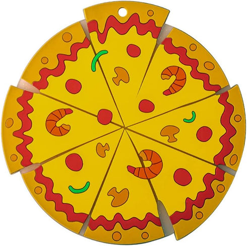 Place Mat Pizza Shape Trivet Mat Heat Resistant Table Pad for Hot Pots Pans Dishes...