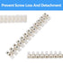DIANN 20pcs Terminal Block Set 12-Position Dual Row Terminal Strip Screw Terminal Electric Barrier Block for Small Home Projects and Electrical 10...