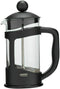 Classic Continental 350ml Black Cafetière – Premium Manual 3 Cup French Press Coffee Maker with Toughened Shockproof Glass Pot and Plunger Filter ...