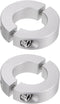 2pcs Double Split Shaft Collar for 25mm Shaft Set Screw Clamp-On Collars, 45mm OD, 12mm Width, for Stoppers, Position, Hold Timing Pulleys, Machin...