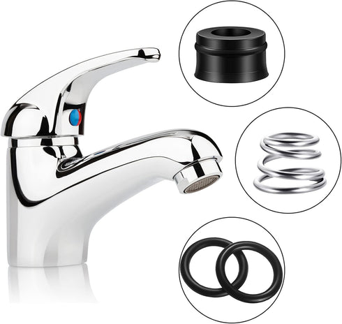 40 Pieces RP4993 Replacement Seats Springs and O Rings Faucet Stem Repair Kit Compatible with RP4993 Faucet Stem Replacement...