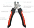 Pet Nail Clippers and Trimmers Set Safety Guard to Avoid Over Cutting Razor Sharp Blades Grooming Tool for All Small Large Dog Cat Red...