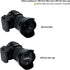 Lens Hood for Canon RF 15-30mm F4.5-6.3 IS STM Lens on EOS R6 Mark II EOS R Series Camera, Reversible Lens Shade Replace Canon EW-73E Lens Hood, C...