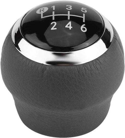 Qiilu 6 Speed Shift Knob, Car Gear Stick Shift Knob Head for Corolla Verso Auris Yaris 2007-2013 Black...