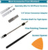 62 in 1 Precision Screwdriver Set Computer Repair Tool Kit with Extra Magnetic Specialty Steel Multi Bit...
