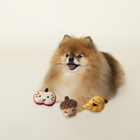 Fringe Studio Plush Dog Toy, Falling for You, 3 Piece Set, Pet Shop Collection (289540)...
