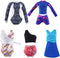 E-TING 10Pcs =5 Sets Beach Bikini Swimsuit Bathing Doll Clothes Swimwear with 5 Pairs Shoes for 11.5 Inch Girl Dolls (J)...