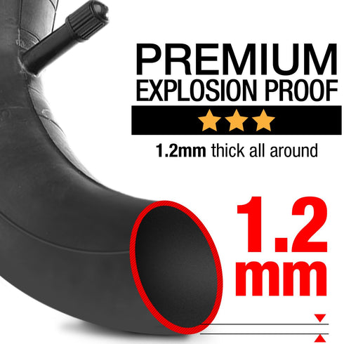 Two 16'' x 1.5/1.75 R and One 12.5'' x 1.75/2.15 F Premium Explosion Proof Inner Tire Tube for All BOB Revolution & Stroller Strides - BOB Strolle...