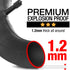 Two 16'' x 1.5/1.75 R and One 12.5'' x 1.75/2.15 F Premium Explosion Proof Inner Tire Tube for All BOB Revolution & Stroller Strides - BOB Strolle...