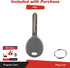 KeylessOption Keyless Entry Remote Fob Uncut Ignition Car Key Replacement for GQ43VT17T, 04686481...