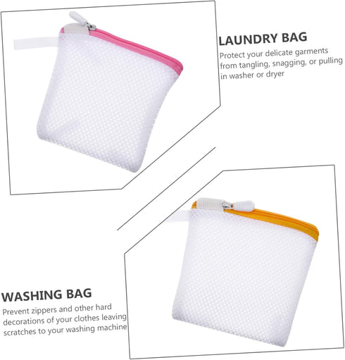 Zerodeko 6pcs Laundry Bag Underwear Washing Machine Travel Wash Bag Travel Set Mesh Washing Bags Fine Mesh Wash Bag Bras Laundry Bags Sandwich Mes...