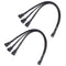 Cable Matters 2-Pack 3 Way 4 Pin PWM Fan Splitter Cable - 12 Inches / 30cm, 1x PWM-Controlled Fan with 2 Follower Fans, PC Fan Splitter 1 to 3 Con...