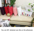 Thmyo 4-Pack 100% Cotton Lumbar Comfortable Solid Decorative Throw Pillow Case Rectangle Cushion Cover DIY Pillowcases for Sofa Bed(Only Covers,No...