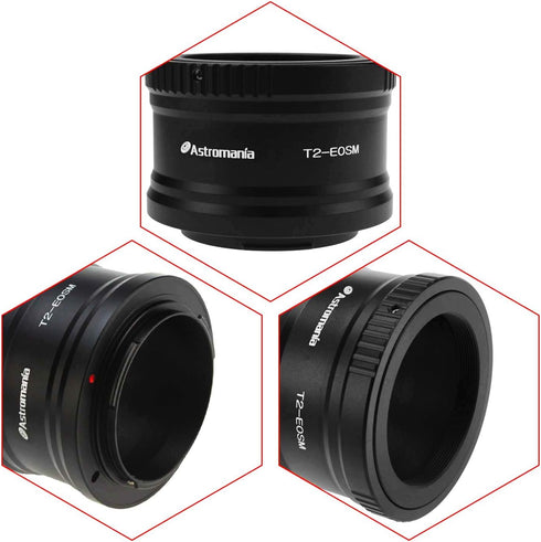Astromania Canon EOS-M T2 Mount Lens Adapter for Canon EOS-M Camera System Telescope/spotting Scope Accessories...