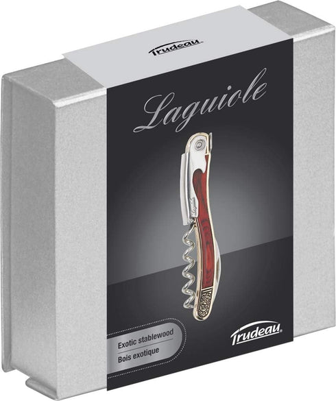 Trudeau Laguiole Red Stablewood Waiter's Corkscrew...
