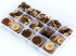266 PCS Coconut Shell Buttons 8 Sizes Assorted (10mm-25mm) 4 Holes Coconut Button for Garment Sewing or DIY Crafts...