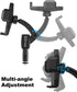 Cigarette Lighter Car Phone Holder Charger, Dual USB Fast Charging Cell Phone Mount for Car Charger with Adjustable Arm & 360° Rotating Car Mount ...