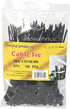 4-inch Cable Tie, 100pcs/Pack, 18 lbs Max Weight - Black...
