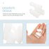 Angoily 100Pcs Plug Outlet Cover 3 Prong Proof Electrical Protect Safety Caps Plastic Socket Covers Power Plug Boots Dust Jacket Protector for Hom...