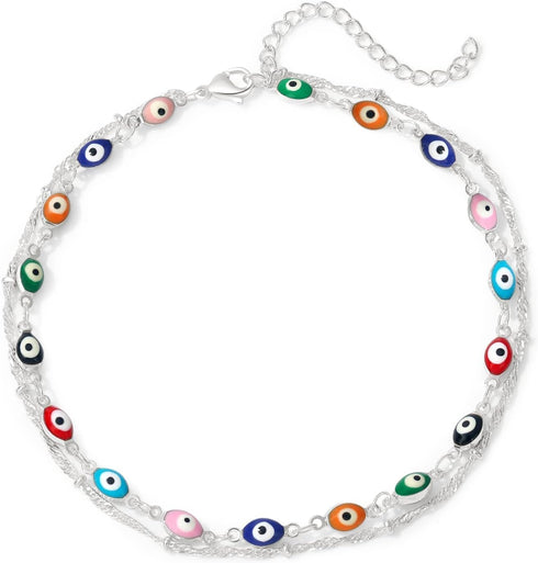 Evil Eye Ankle Bracelet,Evil Eye Anklet,Evil Eye Bracelet,Evil Eye Anklets for Women,Christmas Gift...