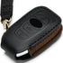 Leather Cover Key Fob Case Compatible with Subaru Keyless Remote Control Forester Impreza Outback WRX BRZ Legacy and XV Crosstrek etc. (A-Black)...
