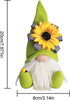 DYHG Sunflower Garden Gnome, Bumble Bee Gnomes Plush Decor,World Bee Day Fall Decor ,Fall Holiday Bee Decorations Ornaments for The Home...