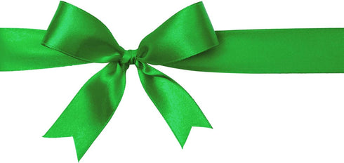 5/8" x 100 Yards Satin Ribbon - Green Silk Ribbon with Spool - Ideal for Gift Wrapping, Floral Bouquets, Crafts, Wedding Party Decorations, Christ...