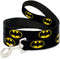 Buckle-Down Pet Leash - Batman Shield Black/Yellow - 4 Feet Long - 1" Wide...