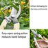 2 Pcs Garden Shears, Pruning Scissors Gardening Pruner Cutters Plant Cutting Scissors Trimmers Secateurs for Gardening Shears, Garden Scissors Hea...