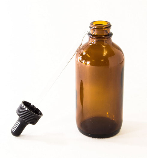 Amber Glass Bottles with Glass Droppers - 2 Each - 4 Oz Capacity...