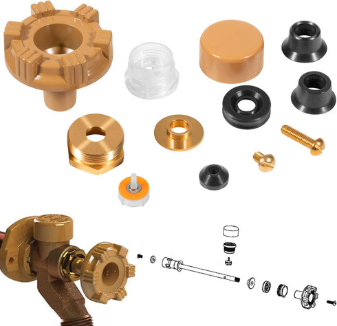 RK-17MH Repair Kit Metal Handle,Outside Faucet,Compatible with Woodford Model 17...