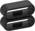 Fastener Rings Compatible for Garmin vivosport/Approach X10,X40/Forerunner 255S,265S,45S/Venu 2S,3S/Vivoactive 4S Bands Black Rubber Replacement S...