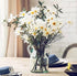 10pcs Artificial Daisy Flowers Flower Arrangements for Home Hotel Office Wedding Party Garden Craft Art Decor Each Approx 21" High No Vase White...