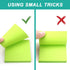 8 Pads Sticky Notes 3x3 Self-Stick Notes 8 Bright Multi Colors with Dark Green Sticky Notes, 90 Sheet/Pad...