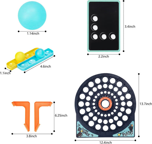 Bounce Ball Party Game Table Jumping Ball Toys, Funny Jumping Ball Tabletop Games Family Party Games, Connect Board Games Desktop Bouncing Ball Ad...