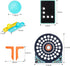 Bounce Ball Party Game Table Jumping Ball Toys, Funny Jumping Ball Tabletop Games Family Party Games, Connect Board Games Desktop Bouncing Ball Ad...