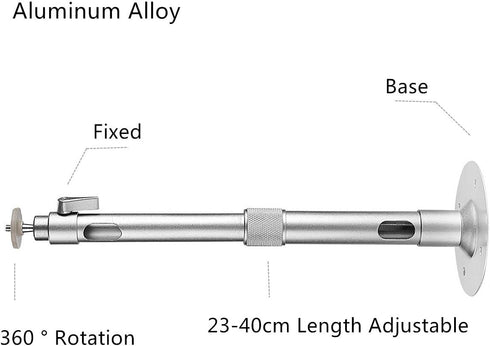Projector Mount Bracket Wall Ceiling Mounting Hanger Holder with 23-40cm Extention for Mini Projector Camera......