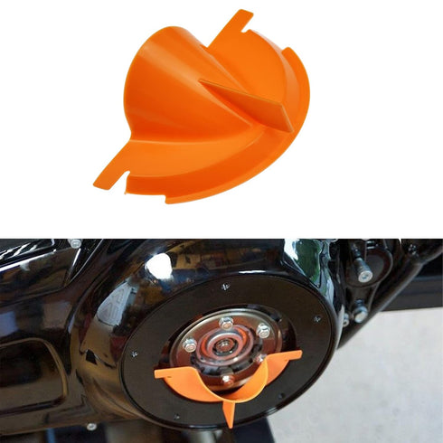 Primary Case Oil Fill Funnel Drip Free Oil Filter Funnel 10 Pack Oil Drain Plug O-Rings Set Fit for Harley Orange...
