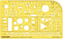 Traceease Electrical Drafting Electrical Symbols Template Drawing Stencil,Designing Template Measuring Ruler...