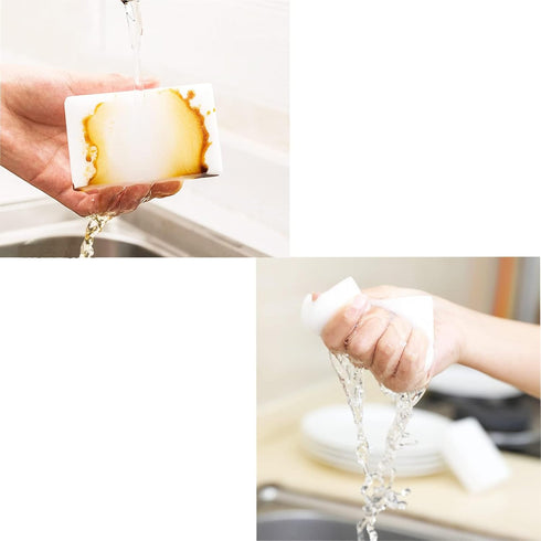 Cleaning Sponge, 20PCS Magic Cleaning Rubber Sponge Nano Sponge Cleaning Pad, Used for Kitchen, Floor, Bathtub, Wall Cleaner, and Also Used for St...