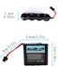 4.8V 1800mAh Ni-MH 4 Cell Rechargeable AA Battery Pack SM-2P Plug...