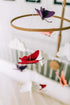 Baby Crib Mobile - Butterflies in The Clouds Nursery Crib Decoration for Girls & Boys - Pink & Purple...