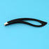 1Pc Black Tweezers, Curve Stainless Steel Hollowed Leaf Eyebrow Tweezer Women Hair Remove Clip Tool - A, (1220459-Gaweb1) Small in Size,Use Safety...