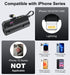Small Portable Charger with Built-in Plug, 5000mAh Power Bank Battery for iPhone 14/13/12/11/XR/X/SE/8/7/6/ Airpods, with SD/TF Card/USB Flash Dri...