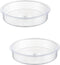 iBorn PC Plastic Bird Water Dish,Bird Bath Bowl Repalcement for Small Bird,Bird Feeder Station Tray Accessories 17.2cm?2 Pack?...