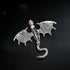 3Pcs Enamel Fly Dragon Brooch Party Sky Blue Green Violet Gifts For Women...