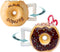 Ceramic Donut Mug - Delicious Chocolate Glaze Doughnut Mug with Sprinkles - Funny "MMM... Donuts!" Quote - Best Cup For Coffee, Tea, and More - La...