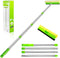 ITTAHO Squeegee for Window Cleaning, 2 in 1 Squeegee Window Cleaner with 58'' Long Handle,Window Washing Kit with Extension Pole for Shower, Winds...